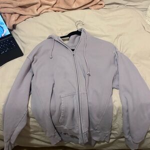 Lavender Zip-Up Hoodie